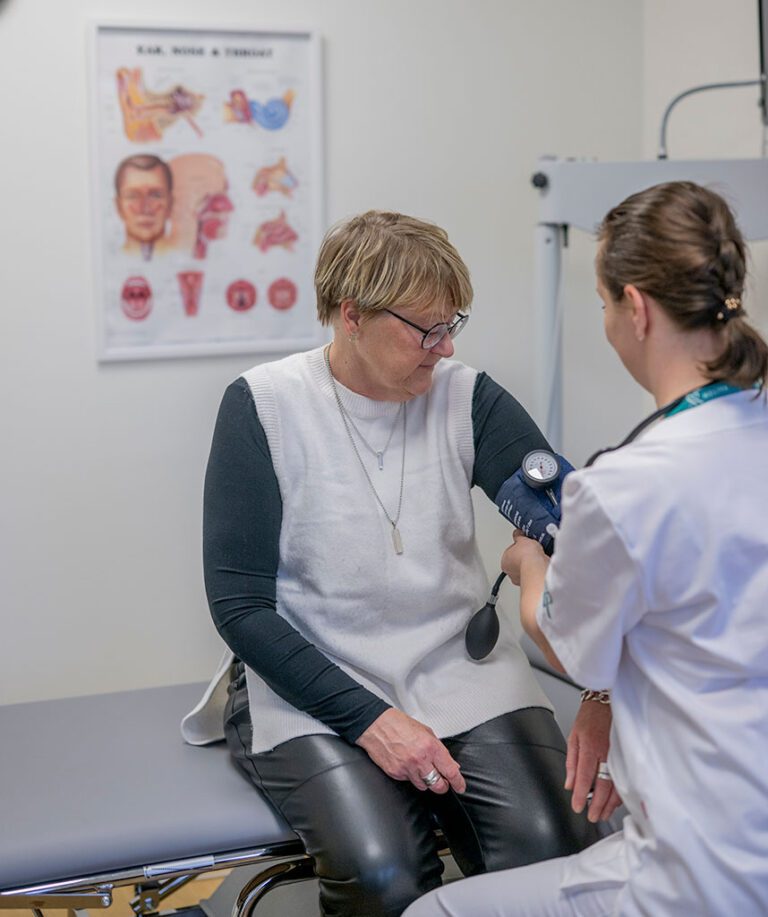 Äldremottagning vårdcentral, senior 75 plus