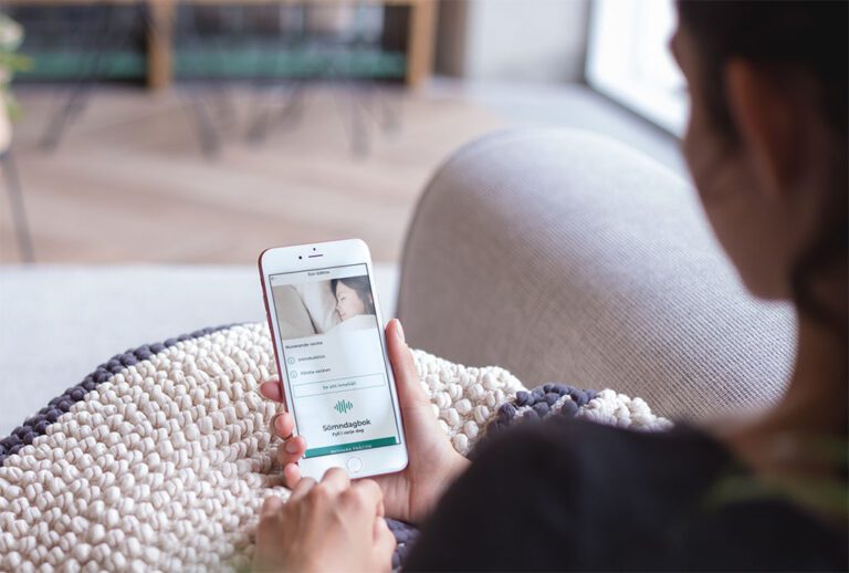 Sov bättre, vårdplan i appen Meliva