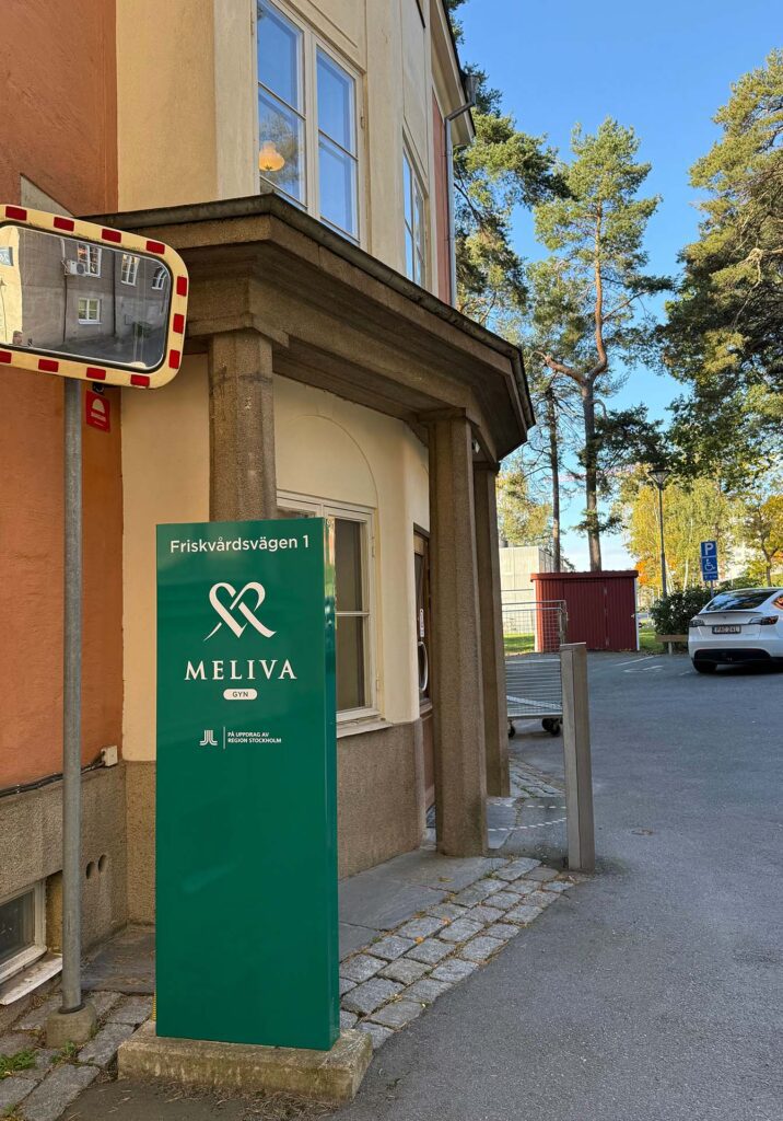 Gynekologi Läkarvillan, vid entrén