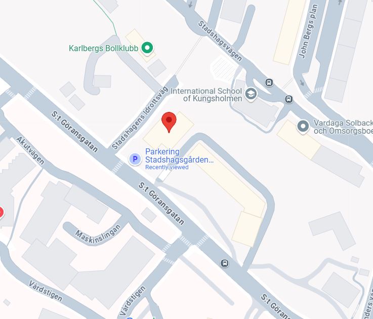karta GynStockholm Stadshagsgarden