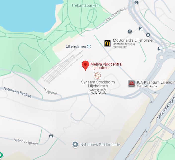 Hitta till vårdcentral Liljeholmen