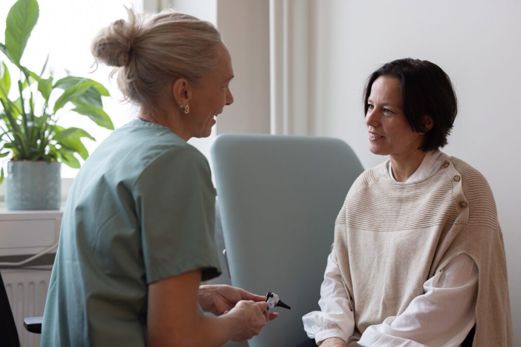 Samtal läkare patient