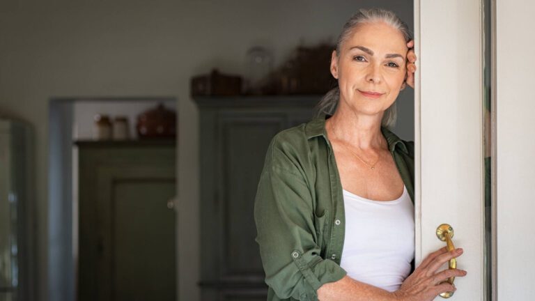 Klimakteriebesvär kvinna