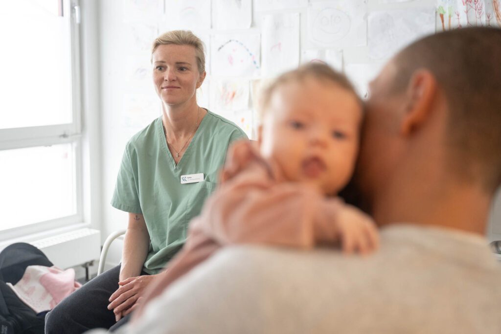 Barn på vårdcentral