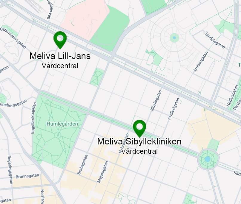 Hitta din vårdcentral på Östermalm